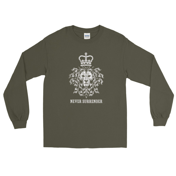 Never Surrender - Long Sleeve T-Shirt - Image 3