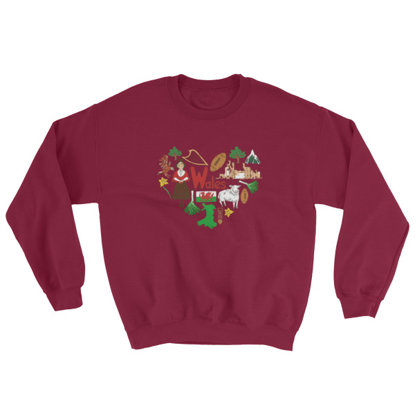 Love Wales - Sweatshirt - Image 6