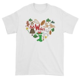 Love Wales - Gildan Short sleeve t-shirt