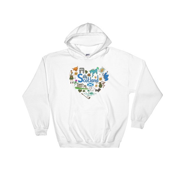 Love Scotland - Hooded Sweatshirt - Image 2