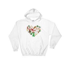 Love Wales - Hooded Sweatshirt