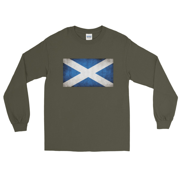 Vintage Scotland Long Sleeve T-Shirt - Image 4