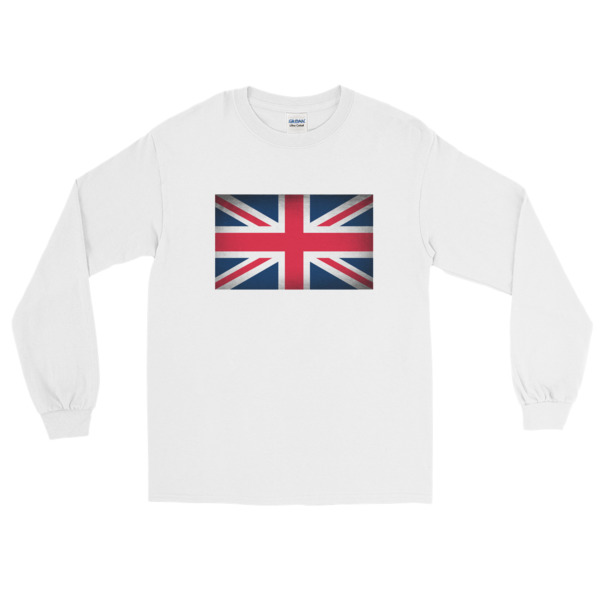 Vintage UK Flag Long Sleeve T-Shirt