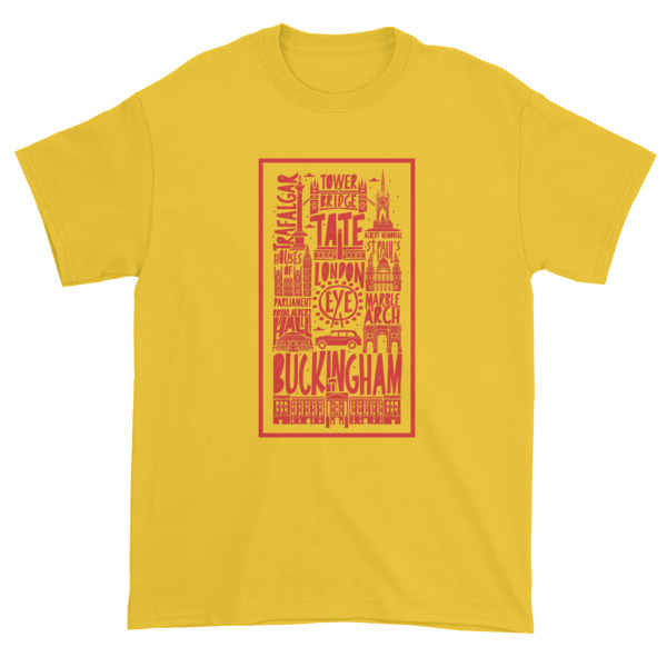 Hand Drawn London - Gildan Short sleeve t-shirt - Image 8