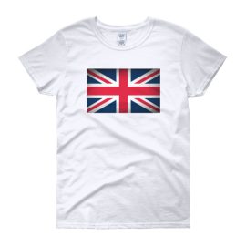Vintage UK Flag - Women's Gildan short sleeve t-shirt