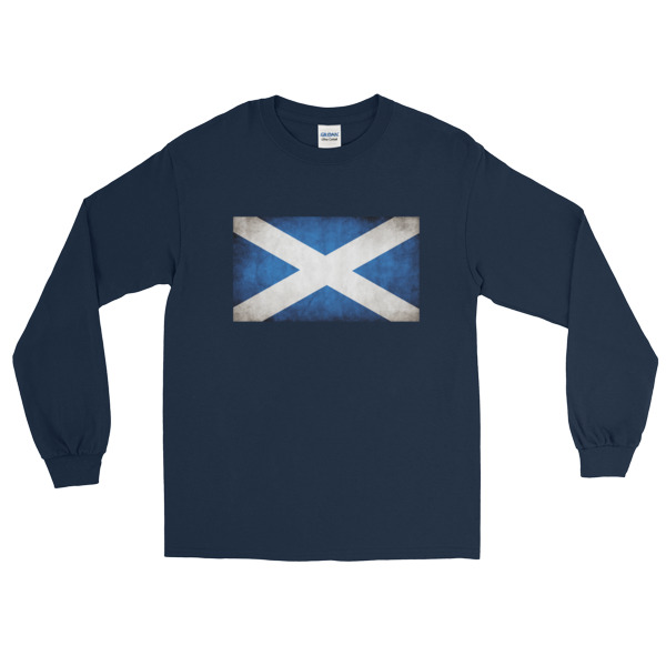 Vintage Scotland Long Sleeve T-Shirt - Image 3
