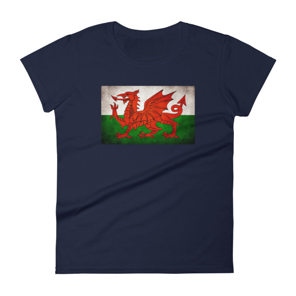 Vintage Wales - Women's Soft-style short sleeve t-shirt - Image 4