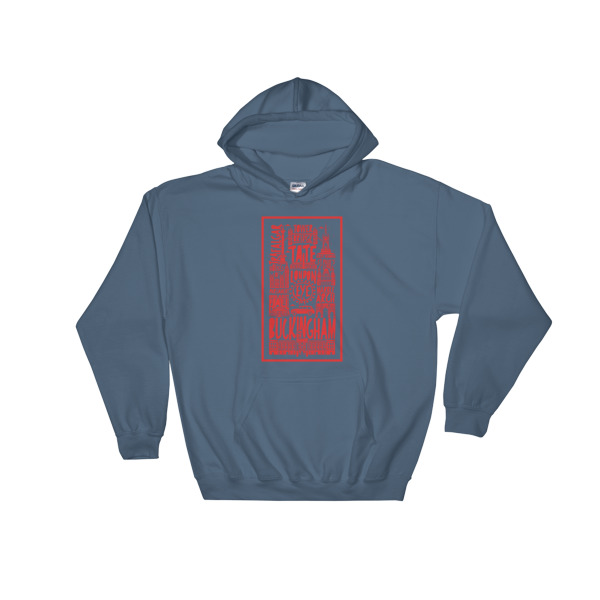 Hand Drawn London - Hooded Sweatshirt - Image 4