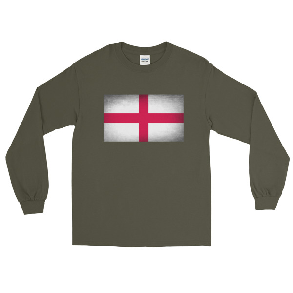Vintage England - Long Sleeve T-Shirt - Image 4