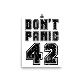 Don't Panic - Poster