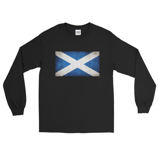 Vintage Scotland Long Sleeve T-Shirt - Image 2