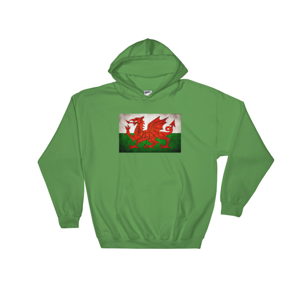 Vintage Wales - Hooded Sweatshirt - Image 6
