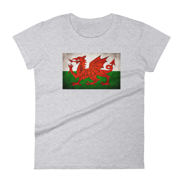 Vintage Wales - Women's Soft-style short sleeve t-shirt - Image 6