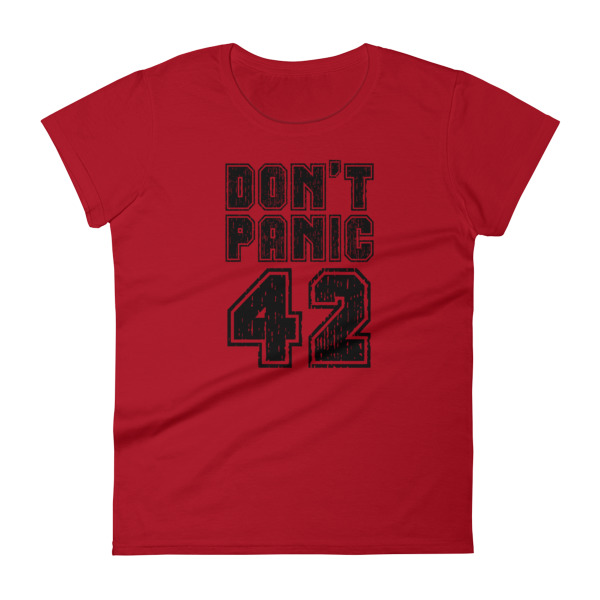 Don't Panic - Women's Soft-style Short sleeve t-shirt - Image 6