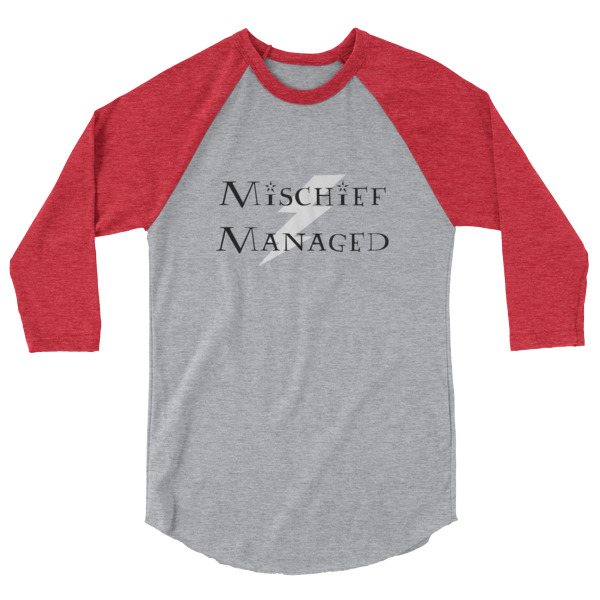 Mischief Managed - 3/4 sleeve raglan shirt - Image 4