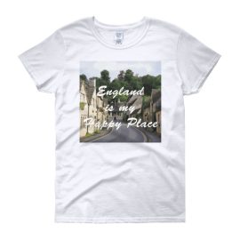 England is My Happy Place - Women's short sleeve t-shirt