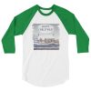 A Cottage Christmas - 3/4 sleeve raglan shirt