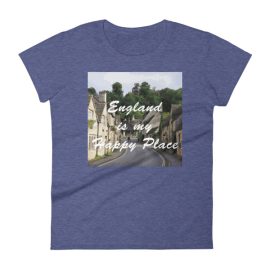England is My Happy Place - Women's Soft-style short sleeve t-shirt