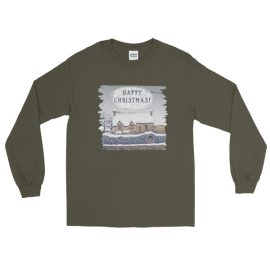 A Cottage Christmas - Long Sleeve T-Shirt