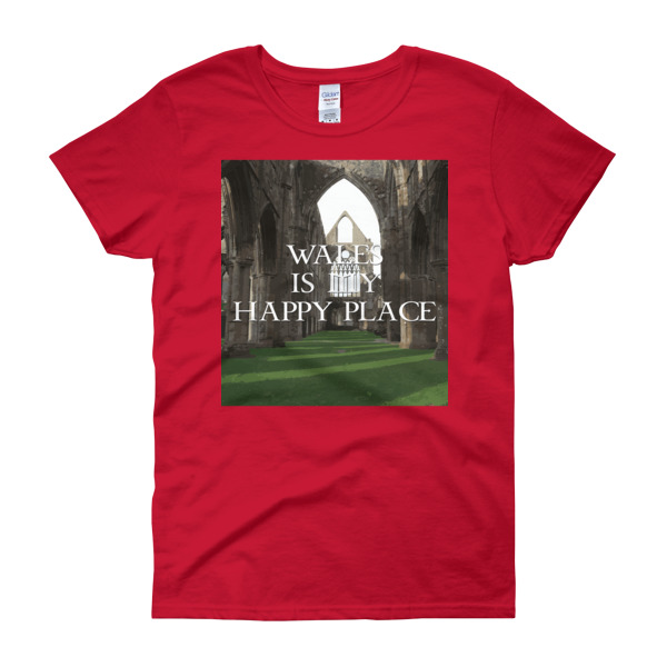 Wales is My Happy Place - Women's short sleeve t-shirt - Image 8