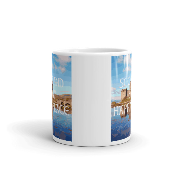 Scotland is my Happy Place - Mug - Image 3