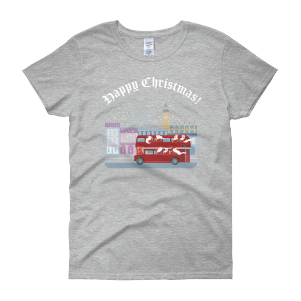 Cheeky Father Christmas - Women's short sleeve t-shirt - Image 5