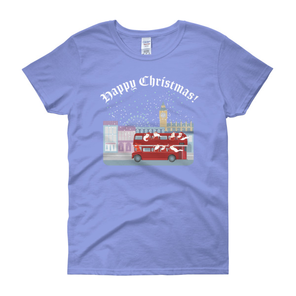 Cheeky Father Christmas - Women's short sleeve t-shirt - Image 6