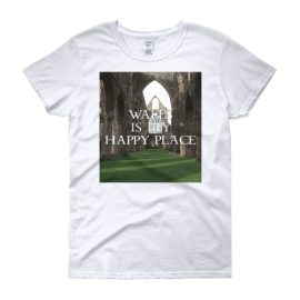 Wales is My Happy Place - Women's short sleeve t-shirt