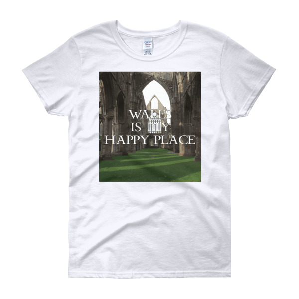 Wales is My Happy Place - Women's short sleeve t-shirt
