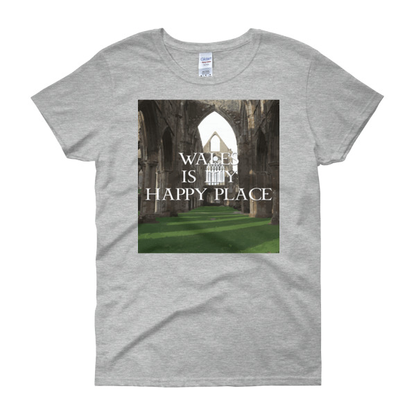 Wales is My Happy Place - Women's short sleeve t-shirt - Image 6