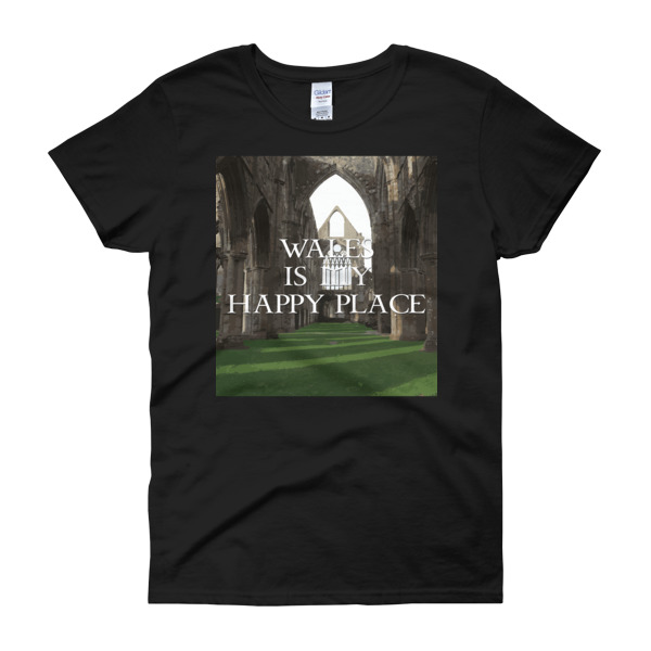 Wales is My Happy Place - Women's short sleeve t-shirt - Image 3