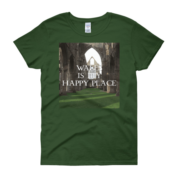 Wales is My Happy Place - Women's short sleeve t-shirt - Image 2