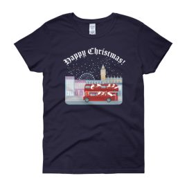 Cheeky Father Christmas - Women's short sleeve t-shirt