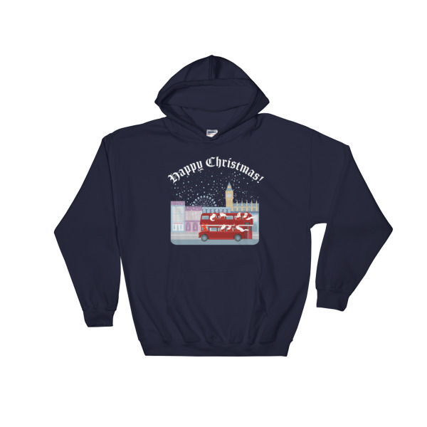 Cheeky Father Christmas - Hooded Sweatshirt