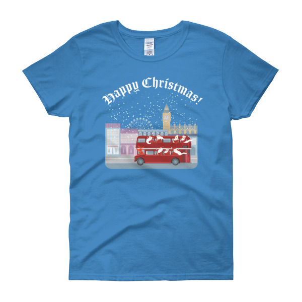 Cheeky Father Christmas - Women's short sleeve t-shirt - Image 7