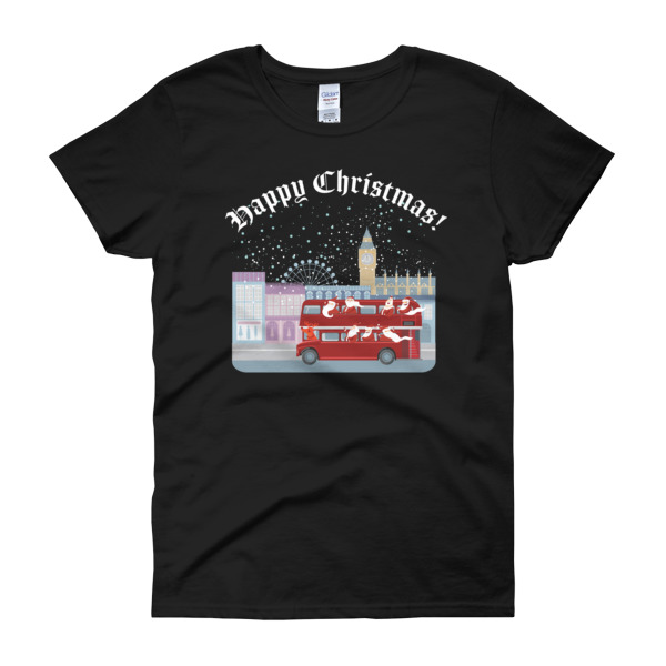 Cheeky Father Christmas - Women's short sleeve t-shirt - Image 3