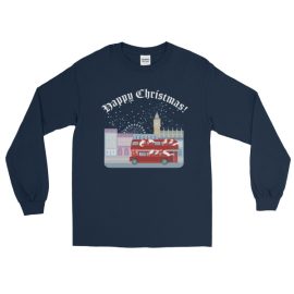 Cheeky Father Christmas - Long Sleeve T-Shirt