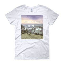 Yorkshire is my Happy Place - Women's Gildan short sleeve t-shirt