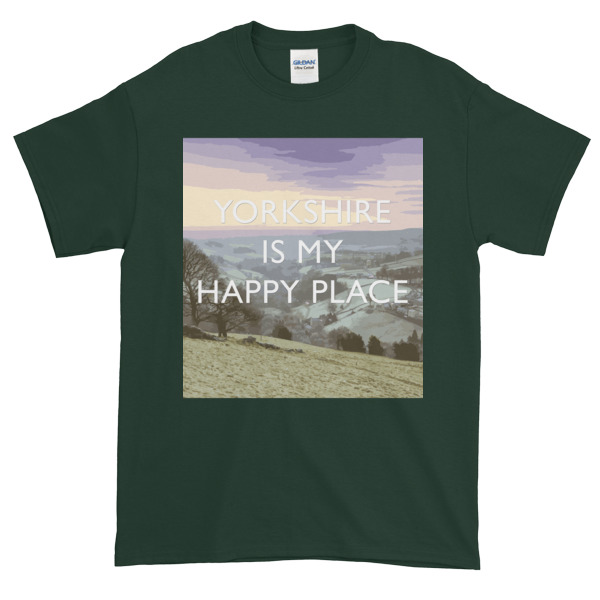 Yorkshire is my Happy Place - Short-Sleeve T-Shirt - Image 2