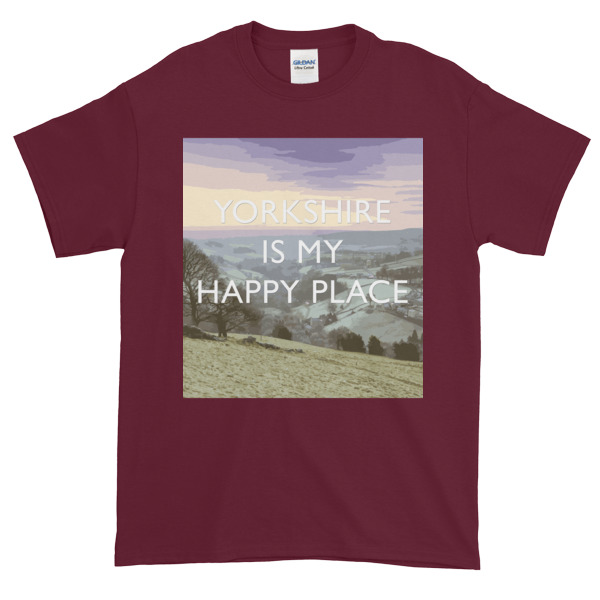 Yorkshire is my Happy Place - Short-Sleeve T-Shirt - Image 7