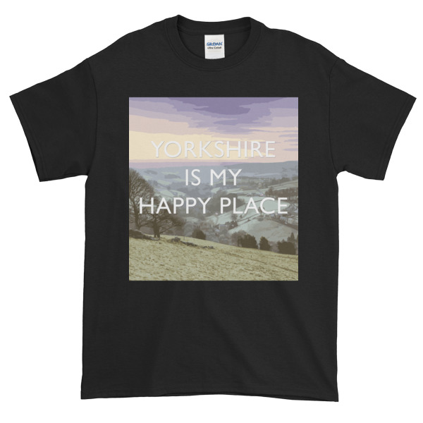 Yorkshire is my Happy Place - Short-Sleeve T-Shirt - Image 3