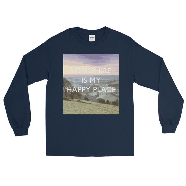 Yorkshire is my Happy Place - Long Sleeve T-Shirt - Image 3