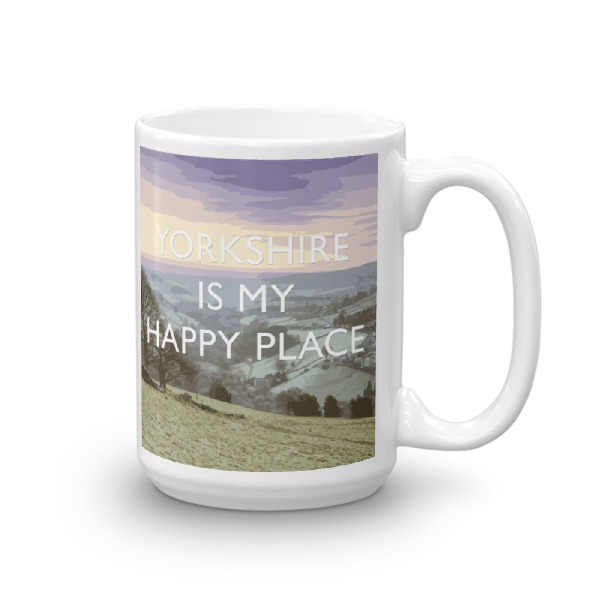 Yorkshire is my Happy Place - Mug - Image 4