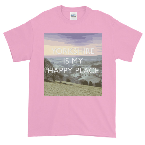 Yorkshire is my Happy Place - Short-Sleeve T-Shirt - Image 9
