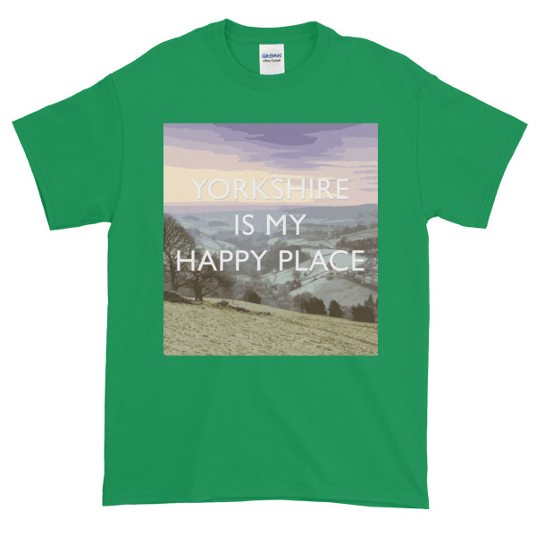 Yorkshire is my Happy Place - Short-Sleeve T-Shirt - Image 6