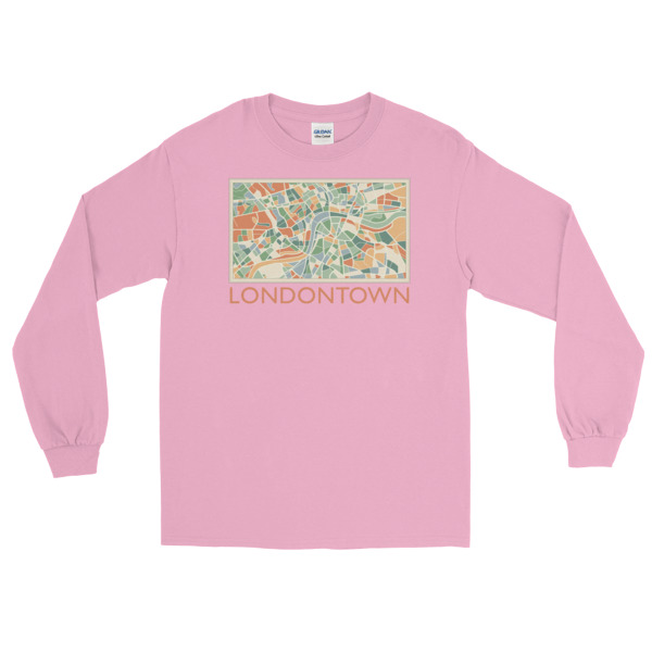 Londontown Map - Long Sleeve T-Shirt - Image 8