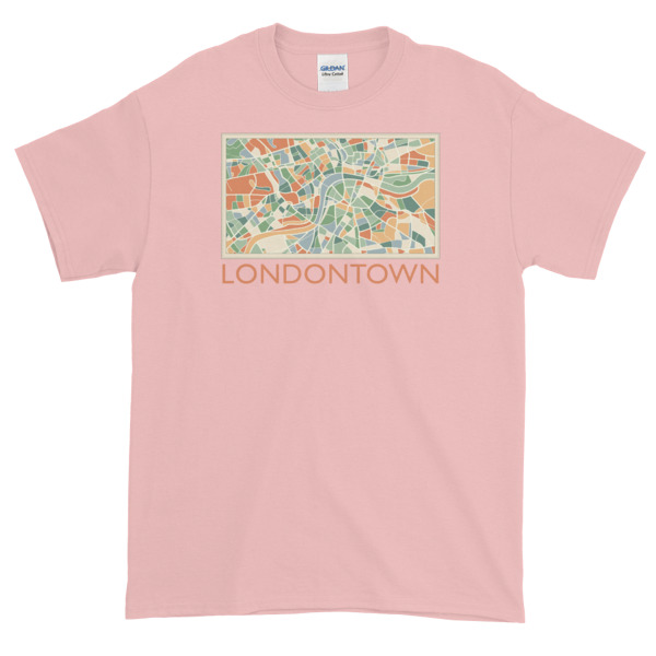 Londontown Map - Short-Sleeve T-Shirt - Image 9