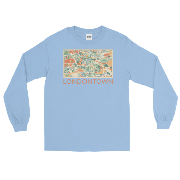 Londontown Map - Long Sleeve T-Shirt - Image 7