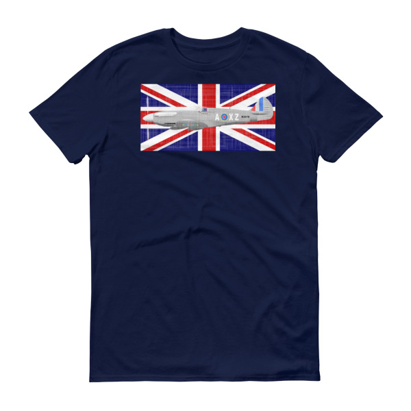Battle of Britain Tribute: Men's Soft-style Short-Sleeve T-Shirt - Image 4