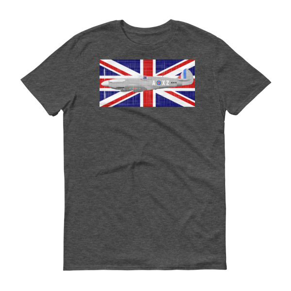 Battle of Britain Tribute: Men's Soft-style Short-Sleeve T-Shirt - Image 3